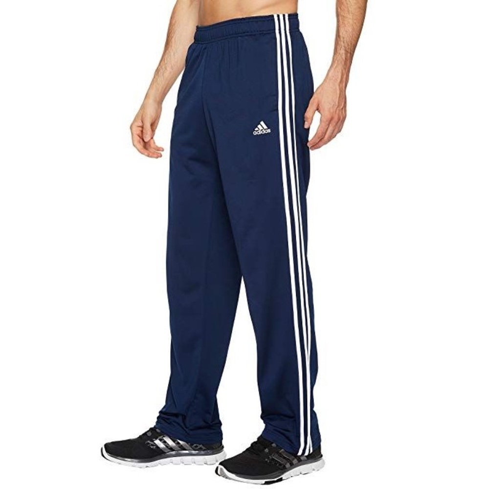 Mens Adidas Navy Three Stripe Active Pants Size XL